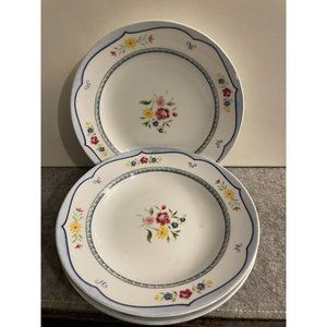 3 Coventry Fine Porcelain Genevieve Salad/Soup Bowls   #1454